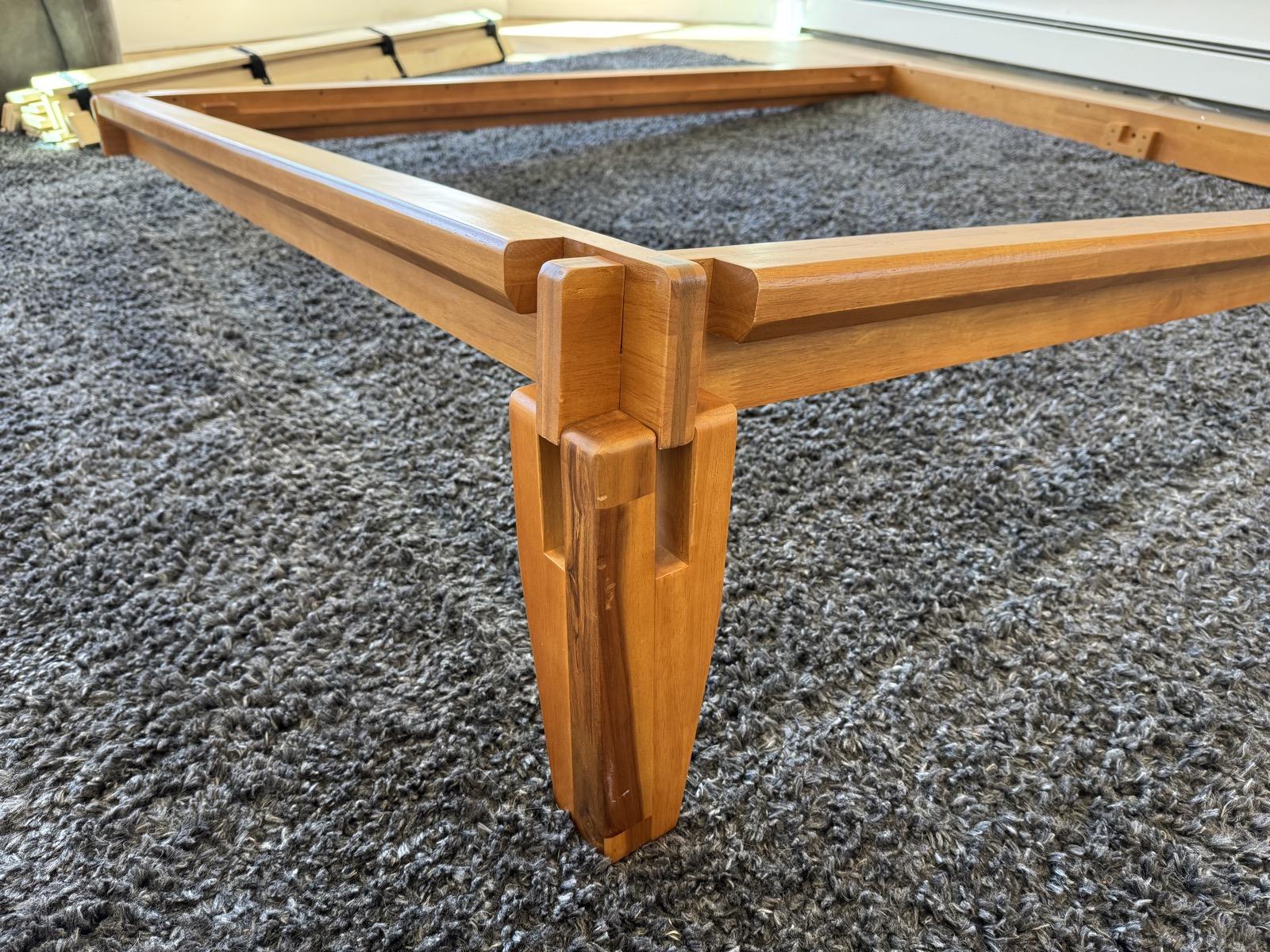 Lucabed joinery before assembly